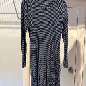 Toad & Co Navy Stripe Windmere Dress - XS
